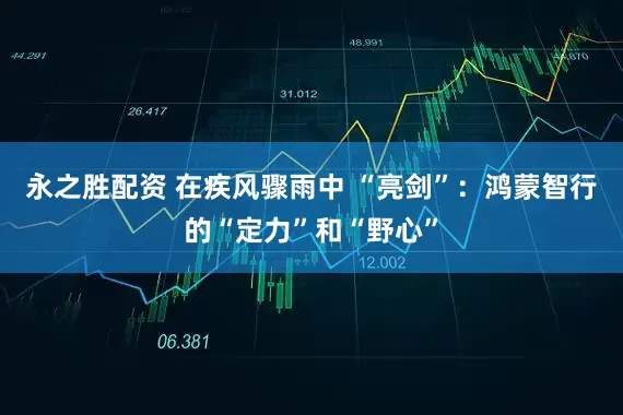 永之胜配资 在疾风骤雨中 “亮剑”：鸿蒙智行的“定力”和“野心”